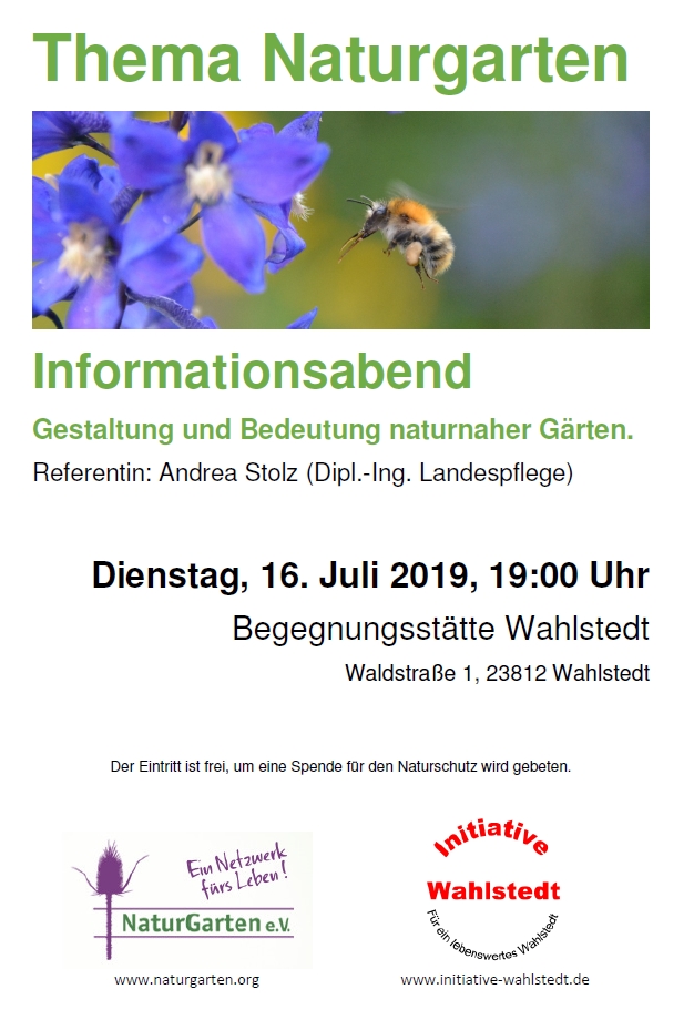 Informationsveranstaltung:  Thema Naturgarten